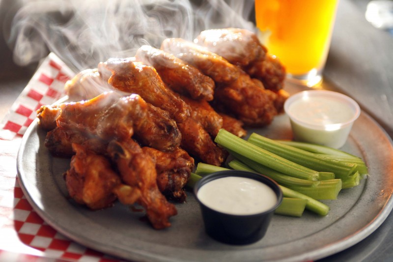tray of wings